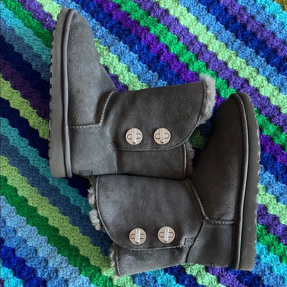 UGG Other - UGG BOOTS Grey with turn locks